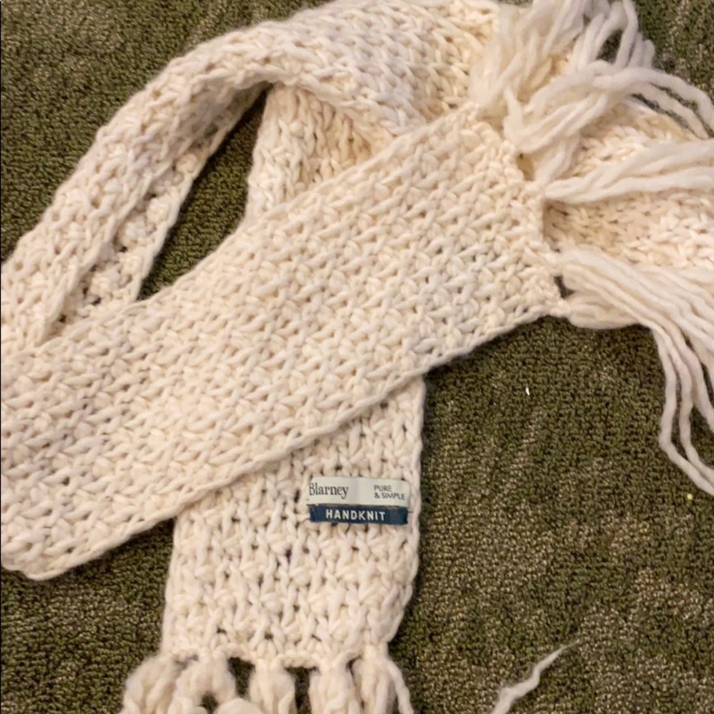 Blarney hand knit scarf
